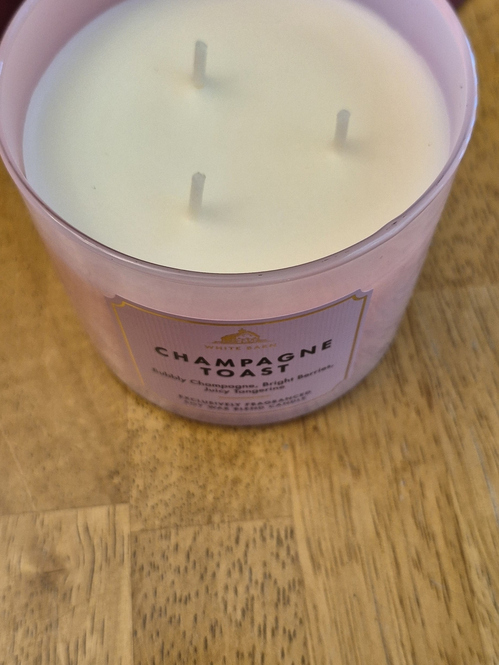 Bath & Body Works Champagne Toast Gift SET - Body Wash Candle Body Cream Tote - Picture 6 of 9